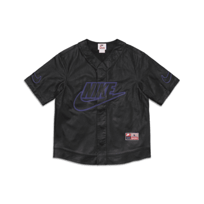 Nike x Supreme Men's Leather Baseball Jersey